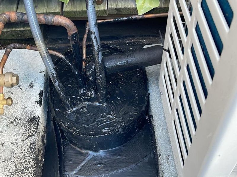 Rubber roof repair